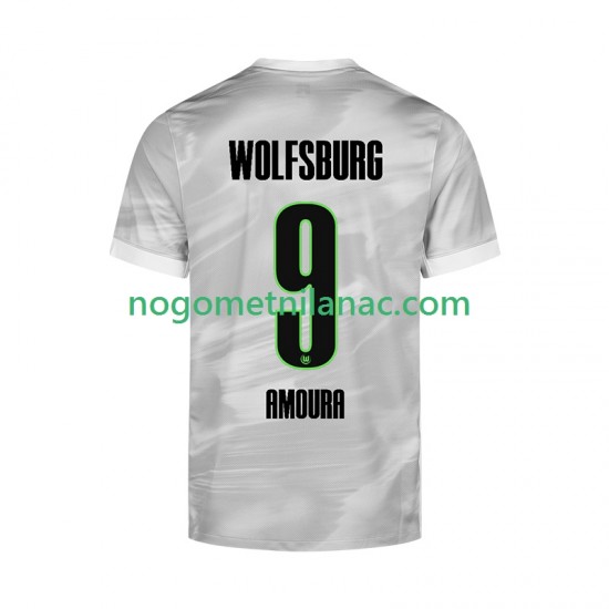 Dres VfL Wolfsburg Mohamed Amoura 9 Gostujući 2025-2026 Kratkih Rukava - Muški