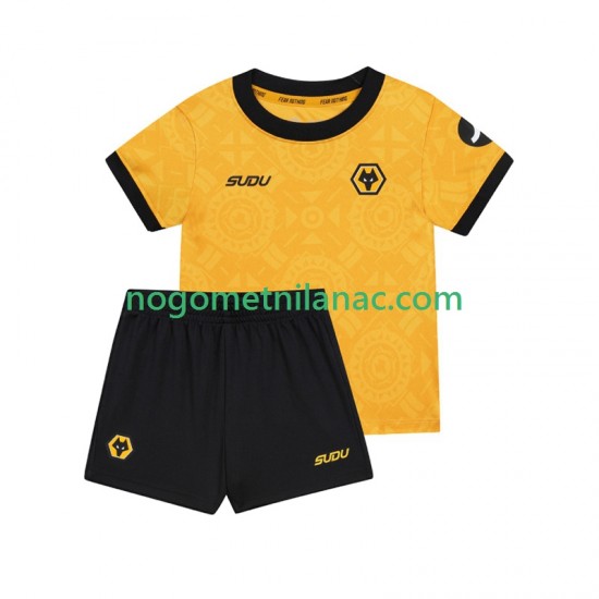 Dres Wolverhampton Wanderers Domaći 2025-2026 Kratkih Rukava - Dječji