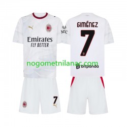 Dres AC Milan Gimenez 7 Gostujući 2026-2027 Kratkih Rukava - Dječji
