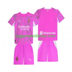 Golmanski Dres - Dres AC Milan Gostujući 2026-2027 Kratkih Rukava - Dječji