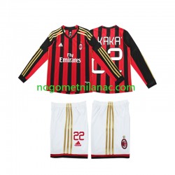 Dres AC Milan Kaka 22 2013 2014 Retro Domaći Dugim Rukavima - Dječji