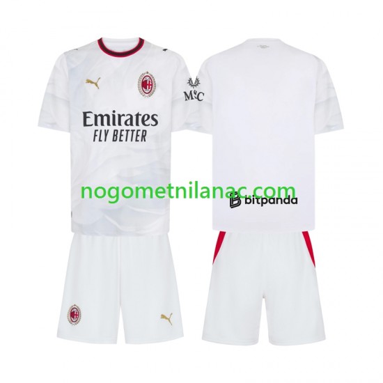 Dres AC Milan Gostujući 2026-2027 Kratkih Rukava - Dječji