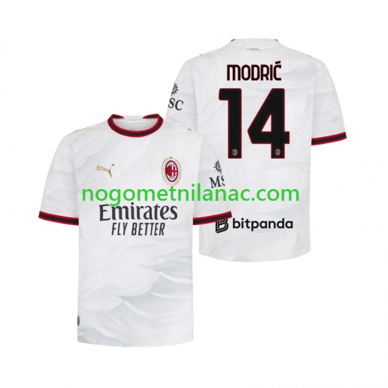 Dres AC Milan Modrić Luka 14 Gostujući 2026-2027 Kratkih Rukava - Muški