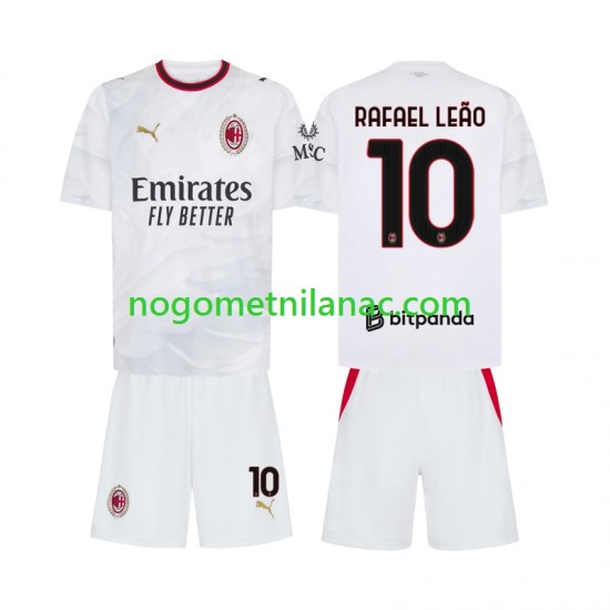 Dres AC Milan Rafael Leao 10 Gostujući 2026-2027 Kratkih Rukava - Dječji