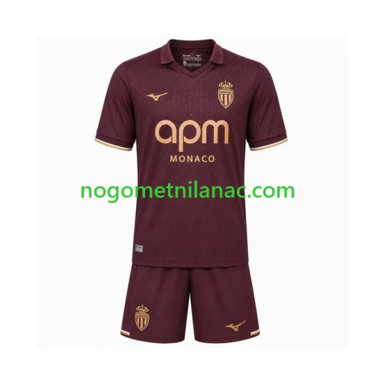 Dres AS Monaco Gostujući 2026-2027 Kratkih Rukava - Dječji