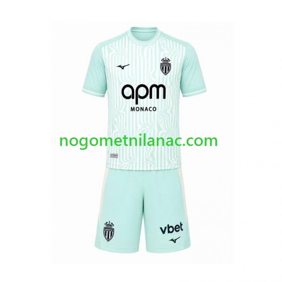 Dres AS Monaco Treći 2026-2027 Kratkih Rukava - Dječji