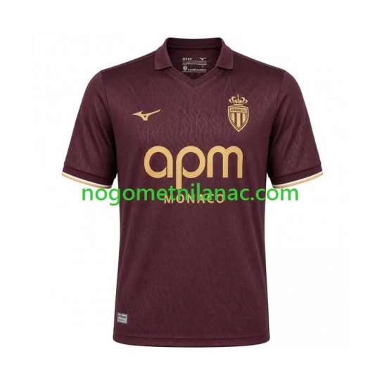 Dres AS Monaco Gostujući 2026-2027 Kratkih Rukava - Muški