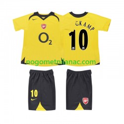 Dres Arsenal BERGKAMP 10 2005 Retro Gostujući 2006 Kratkih Rukava - Dječji Dres Arsenal BERGKAMP 10 2005 Retro Gostujući 2006 Kratkih Rukava - Dječji