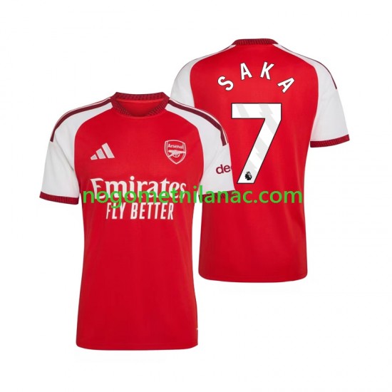Dres Arsenal Bukayo Saka 7 Domaći 2026-2027 Kratkih Rukava - Muški