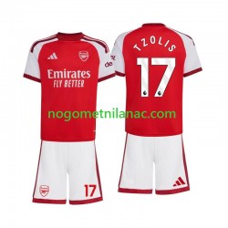 Dres Arsenal Christos Tzolis 17 Domaći 2026-2027 Kratkih Rukava - Dječji