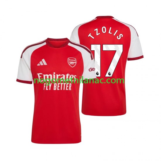 Dres Arsenal Christos Tzolis 17 Domaći 2026-2027 Kratkih Rukava - Muški