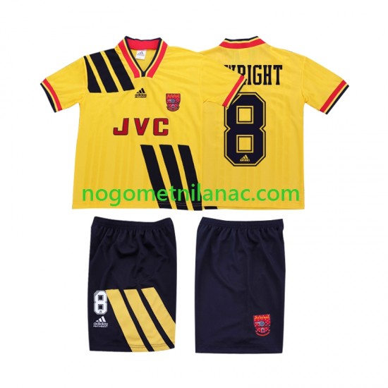Dres Arsenal WRIGHT 8 1993 Retro Gostujući 1994 Kratkih Rukava - Dječji