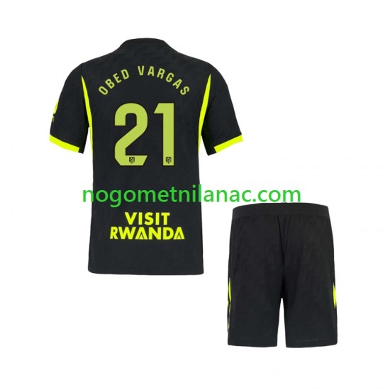 Dres Atlético Madrid Obed Vargas 21 Gostujući 2026-2027 Kratkih Rukava - Dječji