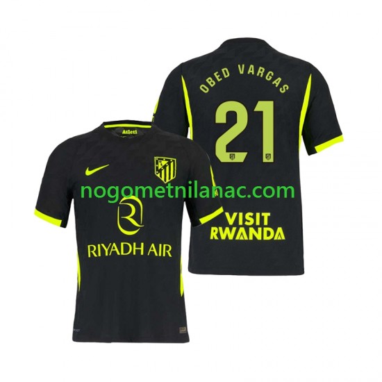 Dres Atlético Madrid Obed Vargas 21 Gostujući 2026-2027 Kratkih Rukava - Muški