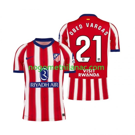 Dres Atlético Madrid Obed Vargas 21 Domaći 2026-2027 Kratkih Rukava - Muški