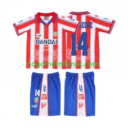 Dres Atlético Madrid SIMEONE 14 1996 1997 Retro Domaći Kratkih Rukava - Dječji