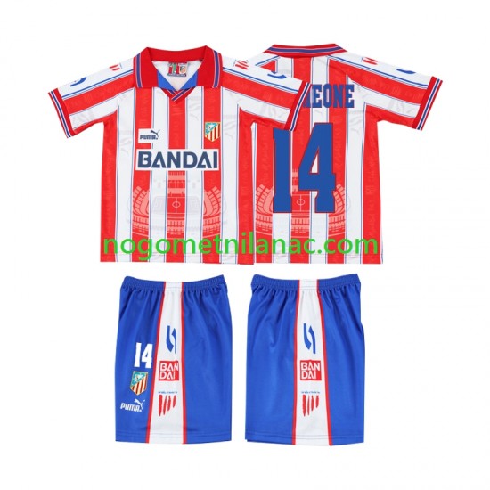 Dres Atlético Madrid SIMEONE 14 1996 1997 Retro Domaći Kratkih Rukava - Dječji