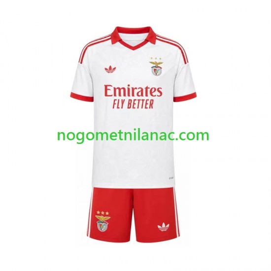 Dres Benfica Gostujući 2026-2027 Kratkih Rukava - Dječji