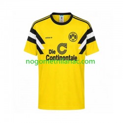 Dres Borussia Dortmund 1989 Retro Domaći Kratkih Rukava - Muški