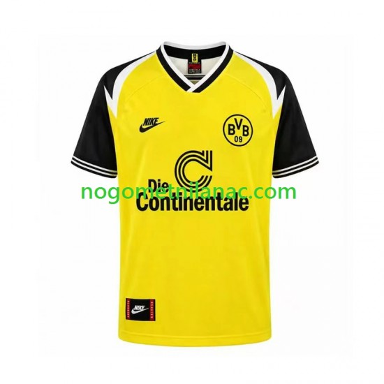 Dres Borussia Dortmund 1995 Retro Domaći Kratkih Rukava - Muški