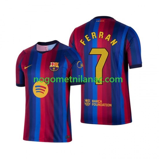 Dres FC Barcelona Ferran Torres 7 Domaći 2026-2027 Kratkih Rukava - Muški