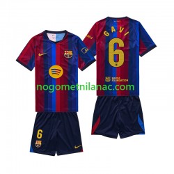 Dres FC Barcelona Gavi 6 Domaći 2026-2027 Kratkih Rukava - Dječji