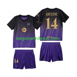Dres FC Barcelona Karim Adeyemi 14 Gostujući 2026-2027 Kratkih Rukava - Dječji Dres FC Barcelona Karim Adeyemi 14 Gostujući 2026-2027 Kratkih Rukava - Dječji