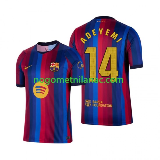 Dres FC Barcelona Karim Adeyemi 14 Domaći 2026-2027 Kratkih Rukava - Muški