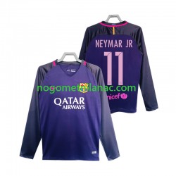 Dres FC Barcelona Neymar JR 11 2016 2017 Retro Gostujući Dugim Rukavima - Muški Dres FC Barcelona Neymar JR 11 2016 2017 Retro Gostujući Dugim Rukavima - Muški