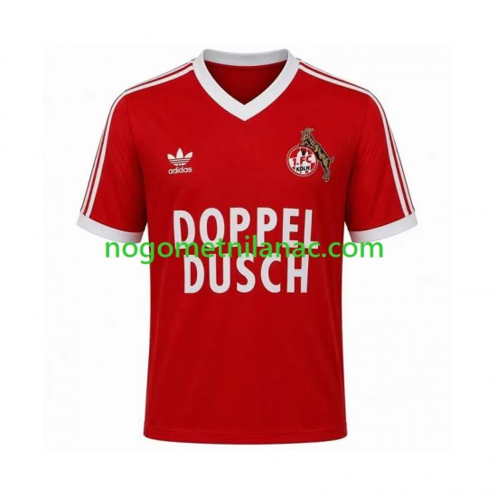 Dres FC Köln 1984 1985 Retro Gostujući Kratkih Rukava - Muški