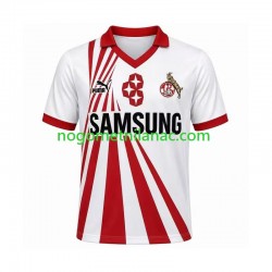 Dres FC Köln 1990 1991 Retro Domaći Kratkih Rukava - Muški Dres FC Köln 1990 1991 Retro Domaći Kratkih Rukava - Muški