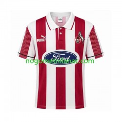 Dres FC Köln 1995 1996 Retro Domaći Kratkih Rukava - Muški Dres FC Köln 1995 1996 Retro Domaći Kratkih Rukava - Muški