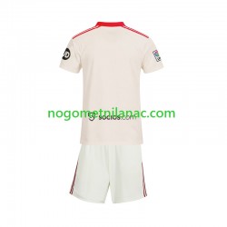 Dres Sevilla FC Retro Domaći 2025-2026 Kratkih Rukava - Dječji