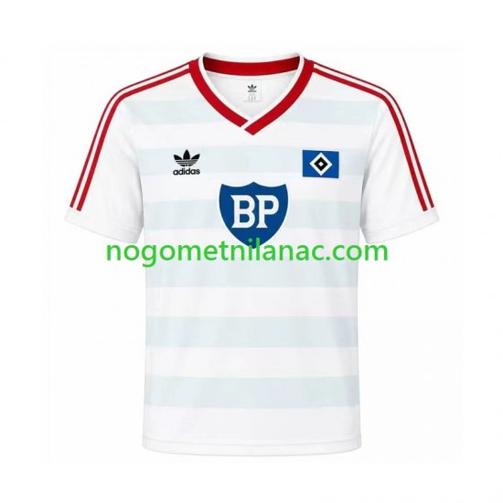 Dres Hamburger SV 1986 Retro Gostujući Kratkih Rukava - Muški