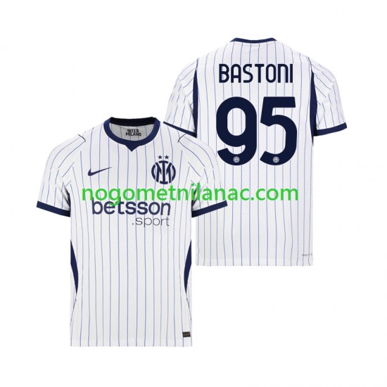 Dres Inter Milan Alessandro Bastoni 95 Gostujući 2026-2027 Kratkih Rukava - Muški