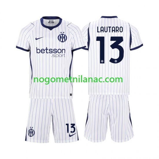 Dres Inter Milan Lautaro Martinez 13 Gostujući 2026-2027 Kratkih Rukava - Dječji