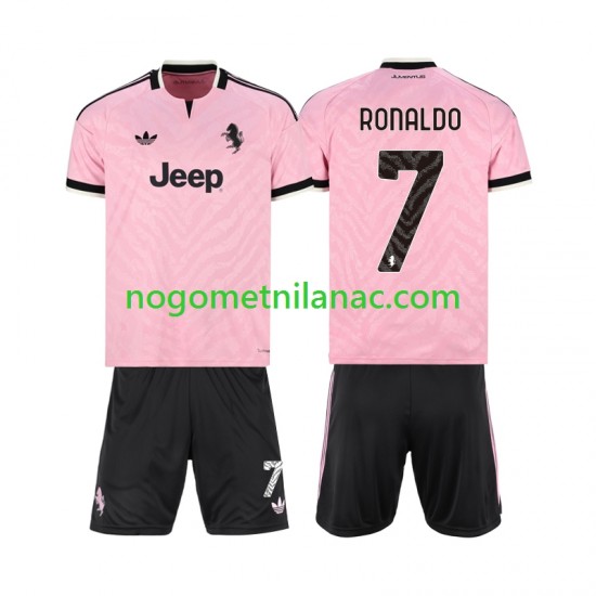 Dres Juventus Cristiano Ronaldo 7 Gostujući 2026-2027 Kratkih Rukava - Dječji