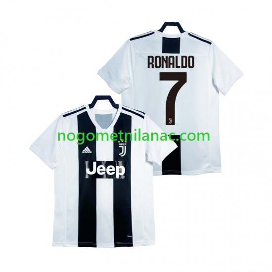 Dres Juventus Cristiano Ronaldo 2018 2019 Retro Domaći Kratkih Rukava - Muški