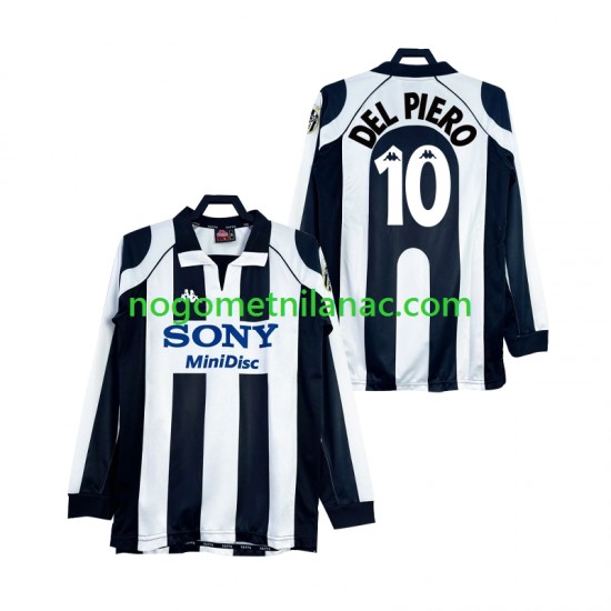 Dres Juventus DEL PIERO 10 1997 Retro Domaći 1998 Dugim Rukavima - Muški