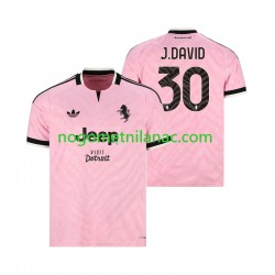 Dres Juventus Jonathan David 30 Gostujući 2026-2027 Kratkih Rukava - Muški Dres Juventus Jonathan David 30 Gostujući 2026-2027 Kratkih Rukava - Muški