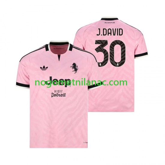 Dres Juventus Jonathan David 30 Gostujući 2026-2027 Kratkih Rukava - Muški