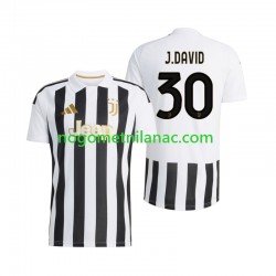 Dres Juventus Jonathan David 30 Domaći 2026-2027 Kratkih Rukava - Muški Dres Juventus Jonathan David 30 Domaći 2026-2027 Kratkih Rukava - Muški
