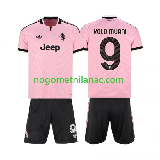 Dres Juventus Randal Kolo Muani 9 Gostujući 2026-2027 Kratkih Rukava - Dječji
