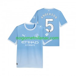 Dres Manchester City Elliot Anderson 5 Domaći 2026-2027 Kratkih Rukava - Muški Dres Manchester City Elliot Anderson 5 Domaći 2026-2027 Kratkih Rukava - Muški