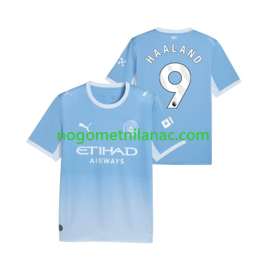 Dres Manchester City Erling Haaland 9 Domaći 2026-2027 Kratkih Rukava - Muški