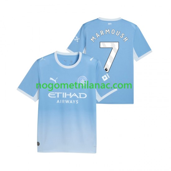 Dres Manchester City Omar Marmoush 7 Domaći 2026-2027 Kratkih Rukava - Muški