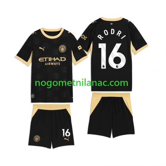 Dres Manchester City Rodri 16 Gostujući 2026-2027 Kratkih Rukava - Dječji