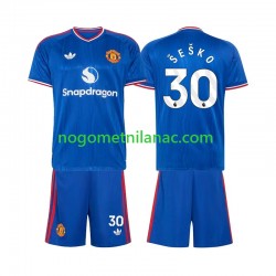 Dres Manchester United Benjamin Sesko 30 Gostujući 2026-2027 Kratkih Rukava - Dječji Dres Manchester United Benjamin Sesko 30 Gostujući 2026-2027 Kratkih Rukava - Dječji