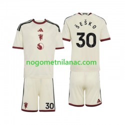 Dres Manchester United Benjamin Sesko 30 Treći 2026-2027 Kratkih Rukava - Dječji Dres Manchester United Benjamin Sesko 30 Treći 2026-2027 Kratkih Rukava - Dječji