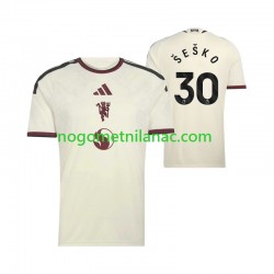 Dres Manchester United Benjamin Sesko 30 Treći 2026-2027 Kratkih Rukava - Muški Dres Manchester United Benjamin Sesko 30 Treći 2026-2027 Kratkih Rukava - Muški